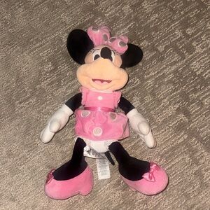 Pink Plush Mouse Toy